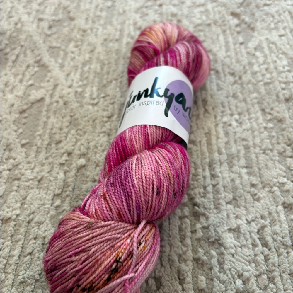 Junkyard Pink and Purple Yarn - Picture 4 of 4